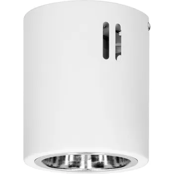 Bílé ocelové stropní svítidlo E27 60W