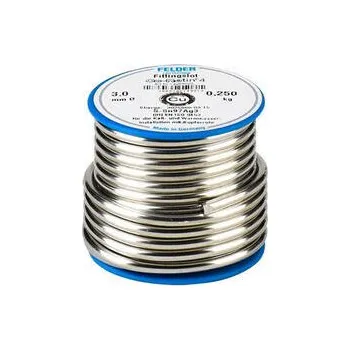 Páječka FELDER GMBH Löttechnik Cu-Rotin 4 pájka S-Sn97Ag3 3mm 250g