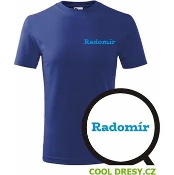 Dětské tričko Radomír - Barva: královská modrá, Velikost 6let