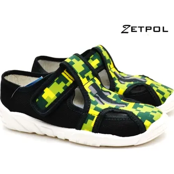 Chlapecké bačkory Dětské bačkory ZETPOL SZYMON 859 Minecraft Velikost: 32