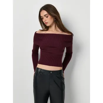 Dámský svetr Vypasovaný svetr - L - House - mahagon - 150GH-93X