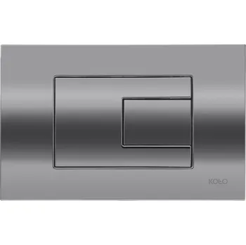 Splachovací tlačítko Kolo ovládací tlačítko Fusion chrom, deska k modulu Technic 99169 94124002