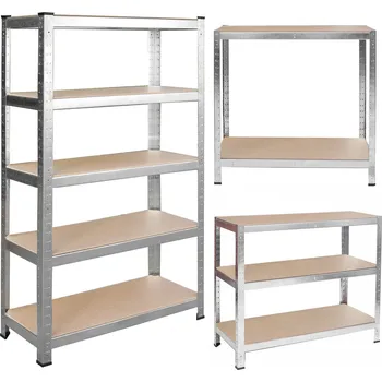 Dílenský regál Humberg Kovový regál 150 x 75 x 30 cm H-4840