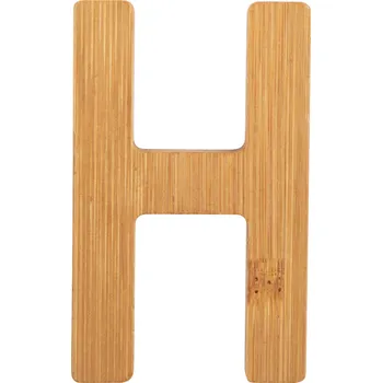 Dekorace do dětského pokoje small foot Bambusové písmeno H