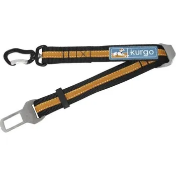 přepravka pro zvíře Kurgo® Direct to Seat Belt Swivel Tether Bezpečnostní autopás pro psy s upínacím mechanismem oranžov