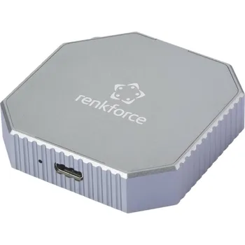 Renkforce RF-M2E-200 pouzdro pro pevný disk M.2 USB-C®, M.2 SATA, M.2 PCIe NVMe M.2 PCIe NVMe, M.2 SATA 6 Gb/s 2230 RF-6