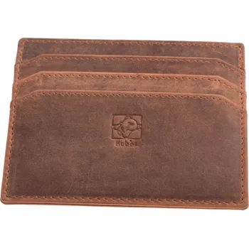 Peněženka Kožené ručně vyrobené pouzdro na karty Kubát / hnědá/760142 hun