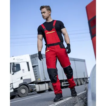 montérky Kalhoty s laclem ARDON®4Xstretch® červené 46 červené odstíny 60