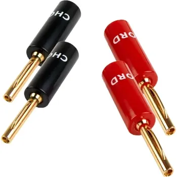 Audio kabel Banánky Chord Screw | set 4ks