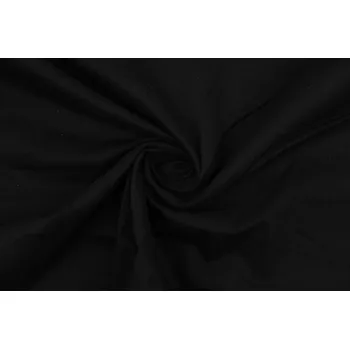 Bavlněné elastické plátno černé