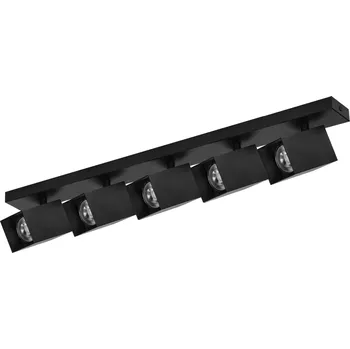 Nástěnné svítidlo Černé stropní a nástěnné svítidlo 5xGU10