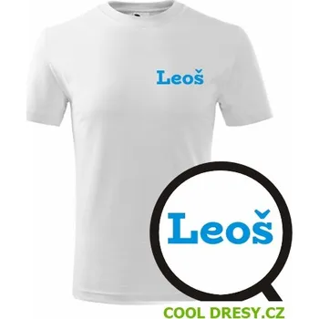 Dětské tričko Leoš - Barva: bílá, Velikost 6let