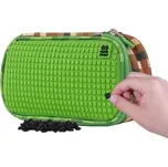 PIXIE CREW studentský penál zelený velký panel