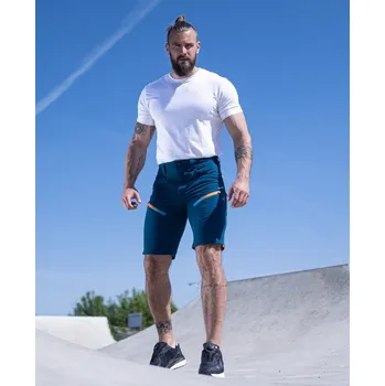 Pánské kalhoty Softshellové kraťasy ARDON®CREATRON® modrá neon 46 modré odstíny 52