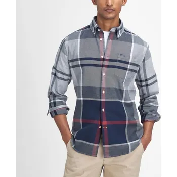 Pánská košile Barbour Dunoon Tailored Shirt — Blue Granite