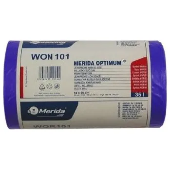 Pytle na odpadky Merida Sáčky na odpadky MERIDA OPTIMUM, 50 x 60 cm, objem 35 l, role 50 ks, MODRÉ, HDPE/LDPE