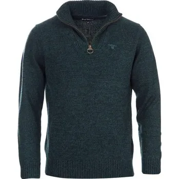 Pánská mikina Barbour Essential Lambswool Half Zip Sweater — Seaweed Mix