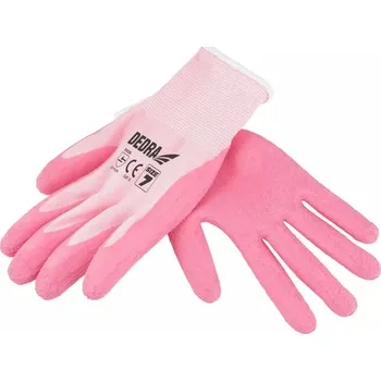 Pracovní oblečení DEDRA-EXIM Latexové pracovní rukavice BH1007R07