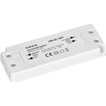 LED páska LED ovladač 12V 12W AC/DC pro osvětlení