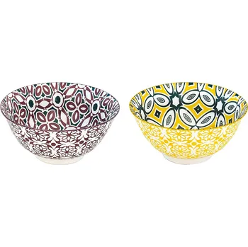 Easy Life Sada dvou porcelánových misek Bali