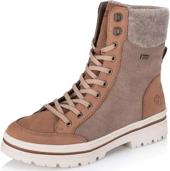 Dámské kozačky Rieker Dámská kotníková obuv REMONTE D2U70-20 hnědá W5 44