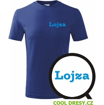 Dětské tričko Lojza - Barva: královská modrá, Velikost 10let