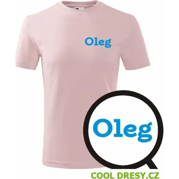 Dětské tričko Oleg - Barva: růžová, Velikost 6let