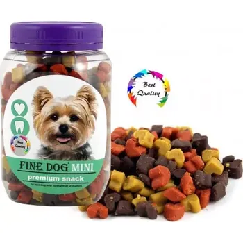 Pamlsek pro psa FINE DOG MINI Srdíčka MINI Soft Mix 280g