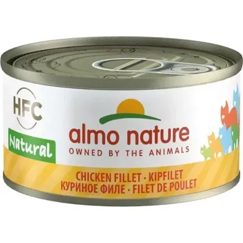 Krmivo pro kočku Almo Nature Natural cat konzerva kuře filet 70g
