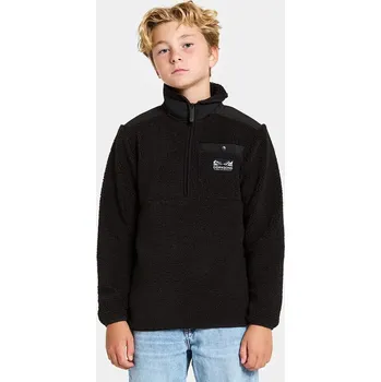 Chlapecká mikina Mikina Didriksons EXA KIDS HALF Z 505638.9BYA černá 99X, vel. 130