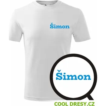 Dětská móda Dětské tričko Šimon - Barva: bílá, Velikost 6let