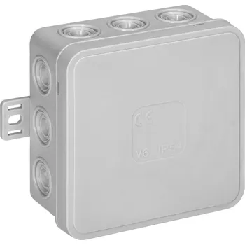 Rozvaděč Rozvodná skříň IP54 85x85x41mm šedá
