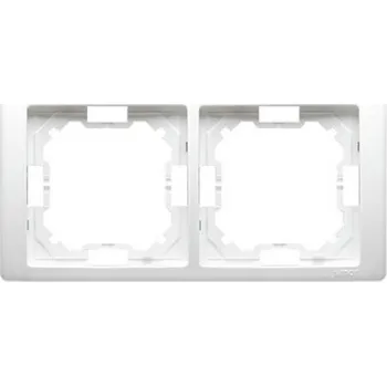 Kontakt-Simon Dvojrámeček Simon Basic NEOS bílý