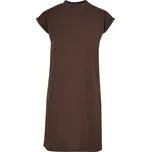 Ladies Turtle Extended Shoulder Dress - brown XS