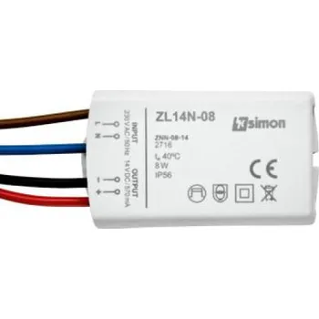 Napájecí zdroj pro osvětlení Kontakt-Simon Napájecí zdroj 14V 8W ZL14N-08