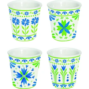 jídelní souprava Easy Life Porcelánové pohárky na espresso Flowers Garden