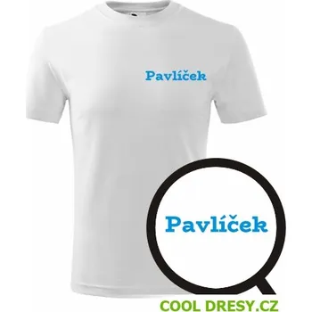 Dětské tričko Pavlíček - Barva: bílá, Velikost 8let