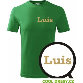 Chlapecké tričko Dětské tričko Luis - Barva: střední zelená, Velikost 6let