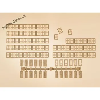 Modelová železnice Okna a dveře H0/TT - Auhagen 48650