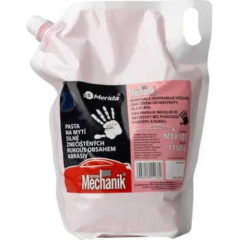 Mýdlo Merida Mycí pasta MECHANIK na silné znečištění rukou, náhradní náplň 1750 g do MTX002