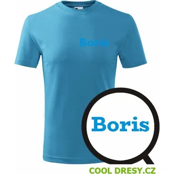 Dětské tričko Boris - Barva: tyrkysová, Velikost 4roky