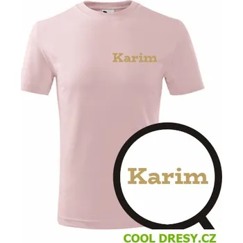 Chlapecké tričko Dětské tričko Karim - Barva: růžová, Velikost 4roky