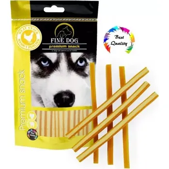 Pamlsek pro psa FINE DOG Sandwich strips KUŘECÍ 80g