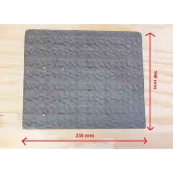 Krbová kamna La Nordica - náhradní zadní litinová vyzdívka - ISETTA - díl 37