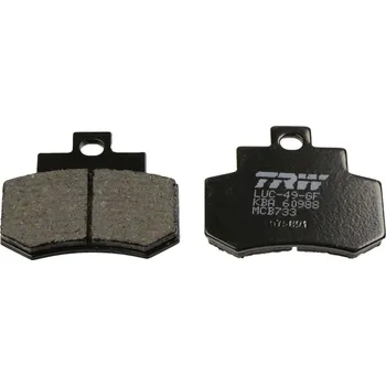 Autodíl Sada brzdových destiček, kotoučová brzda TRW MCB733