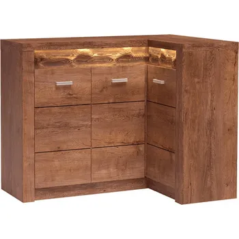 Komoda Rohová komoda INFINITY 15 světlý jasan