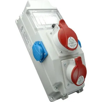 Elektrická zásuvka Rozvodná zásuvka 32A IP54, 5P, 16A 2x250V