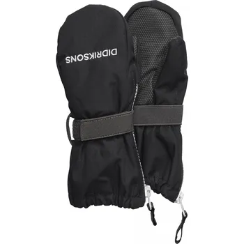 Rukavice Dětské palčáky Didriksons Biggles zip Black Velikost: 2-4 roky