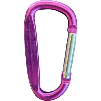 Tesařské kování Karabina AL. typ D 6 x 60mm,fialová, 1 ks NLACC06060F