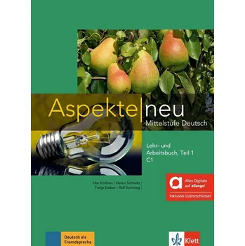 Německý jazyk Aspekte neu C1 – Hybride Ausgabe – Lehr./Arbeitsbuch Teil 1 + MP3 allango.net + Lizenz (24 Monate)
